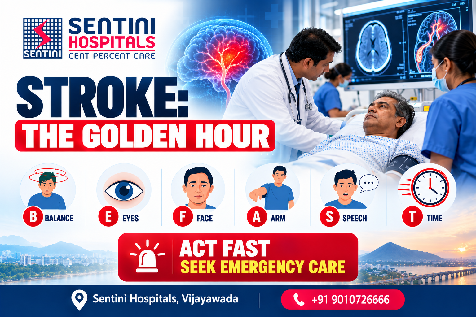 Stroke: The Golden Hour | Best Neurology Hospital in Vijayawada